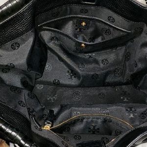 Tory Burch Large Taylor Carryall Black leather Tote Shoulder bag